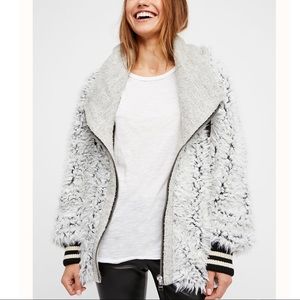 Free People Fluffy Dolman Jacket